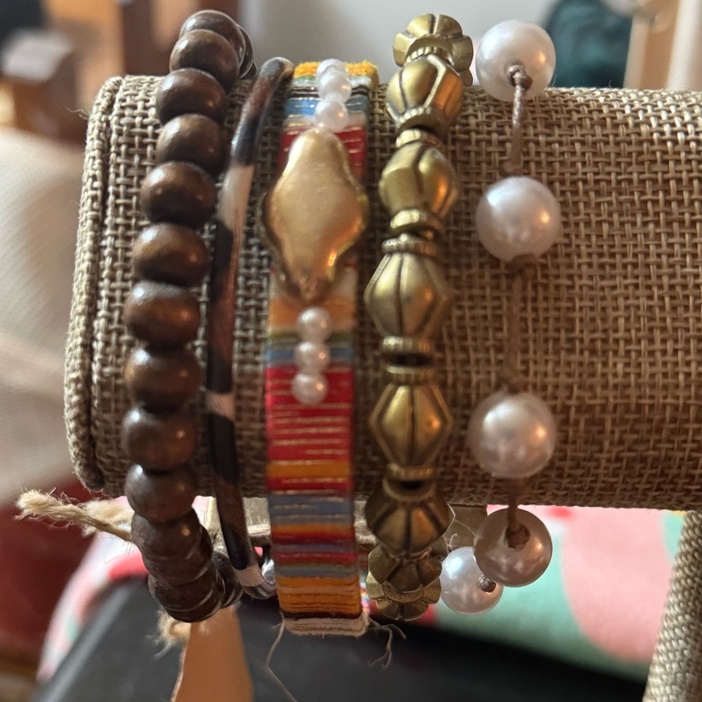 Plunder Multicolor and Gold Bracelet Set